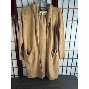 Good Threads Women's Cardigan sweater beige, light brown, soft size medium